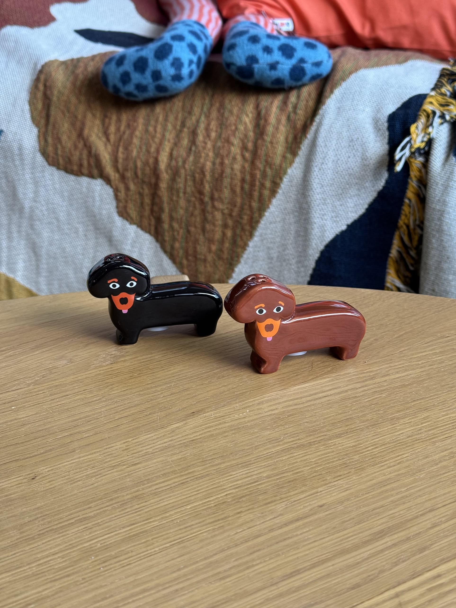 Fluid Market Dachshund Salt and Pepper Set - Stacked Store