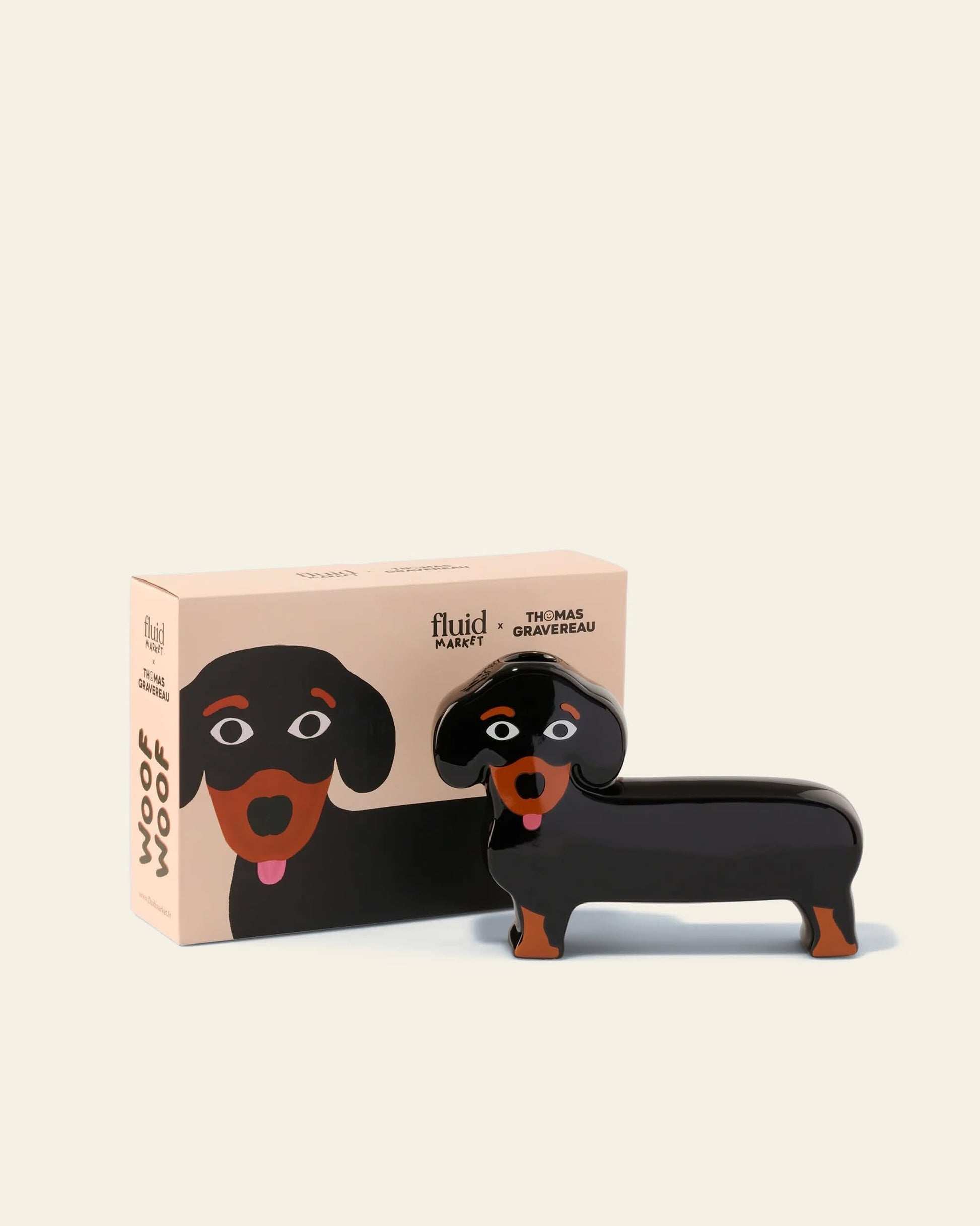 Fluid Market Dachshund Vase