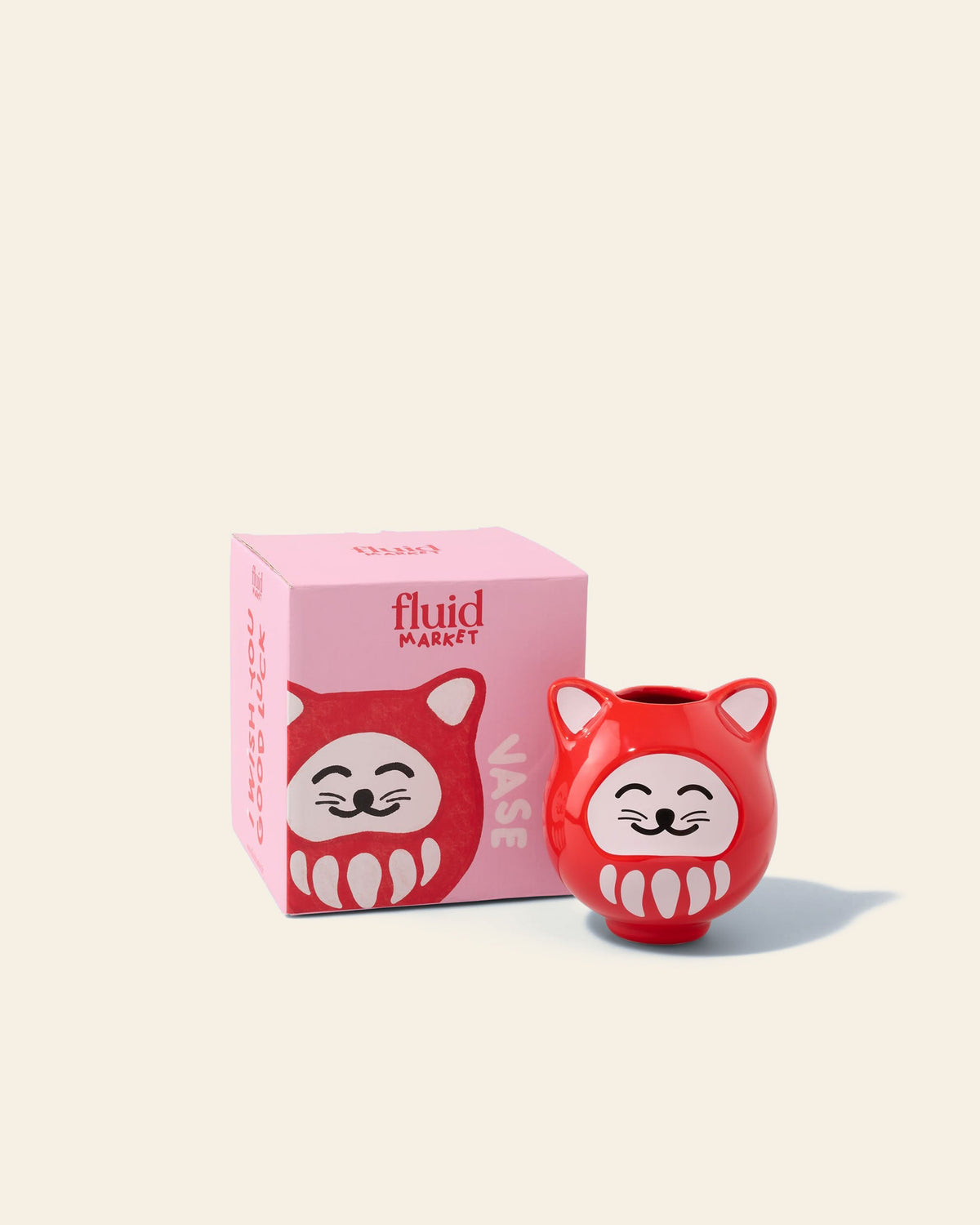 Fluid Market Daruma Vase