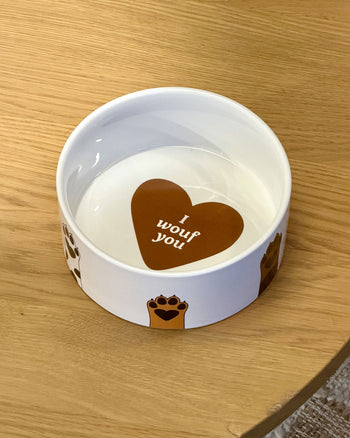 Fluid Market Dog Paw Bowl