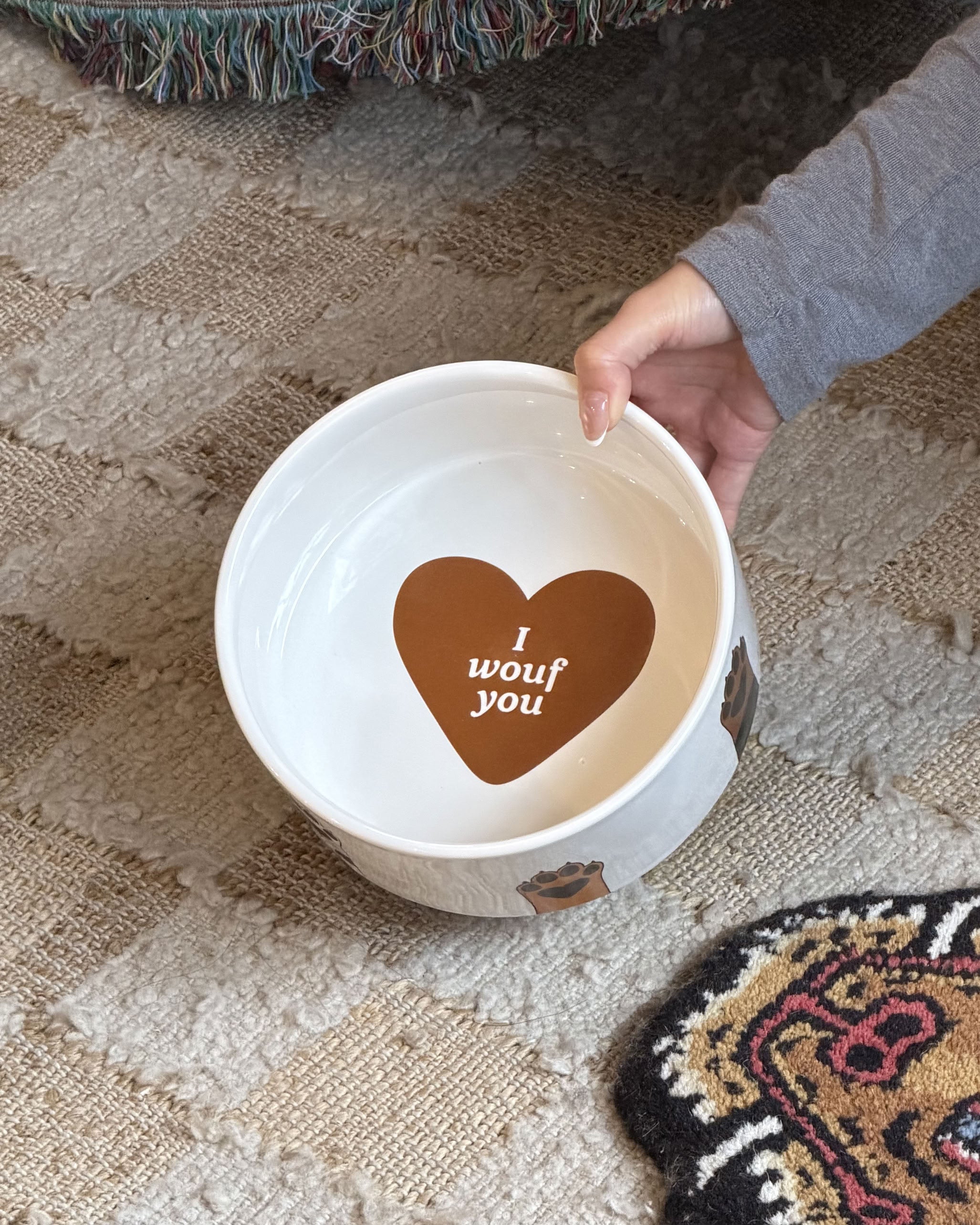 Fluid Market Dog Paw Bowl