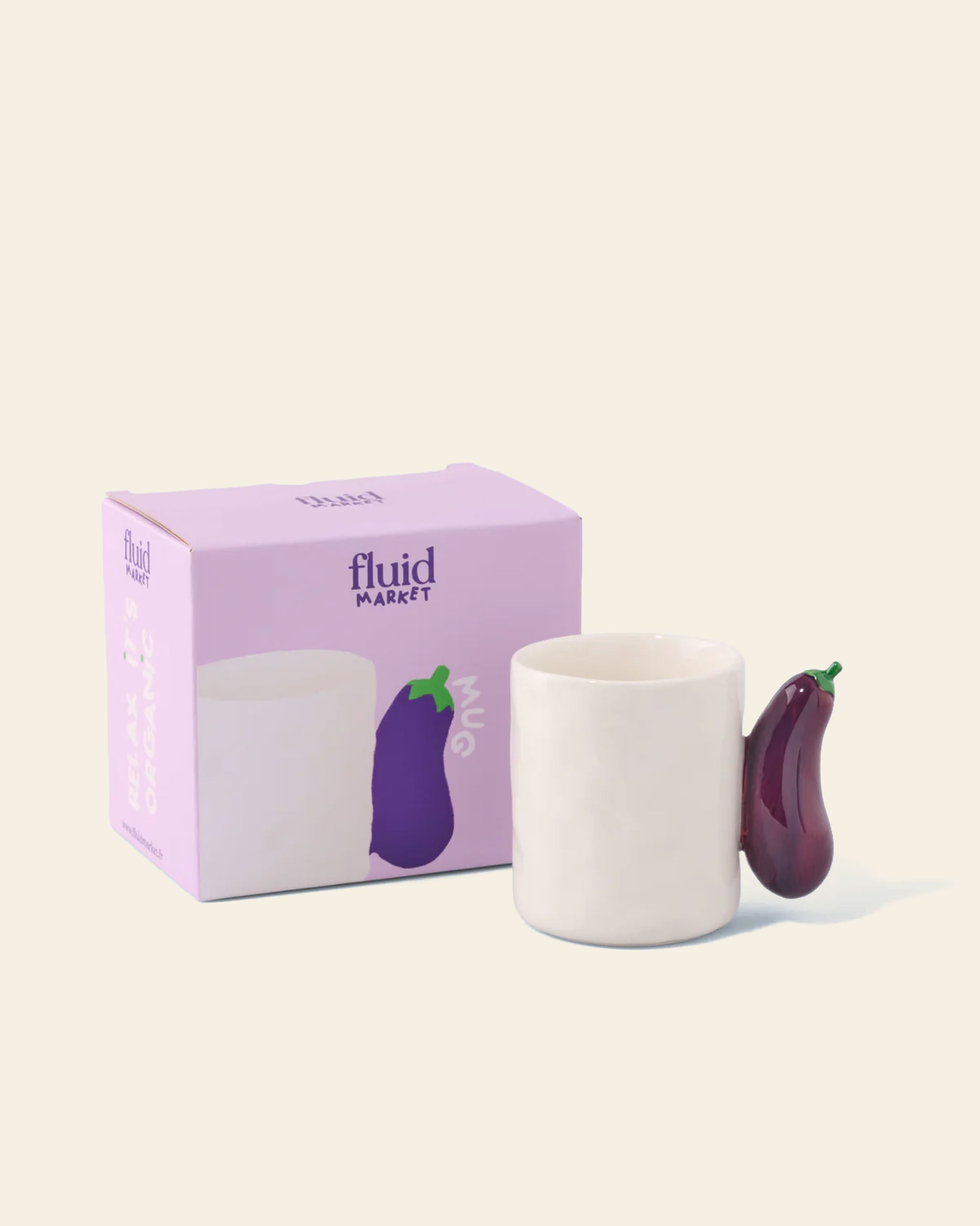 Fluid Market Eggplant Mug