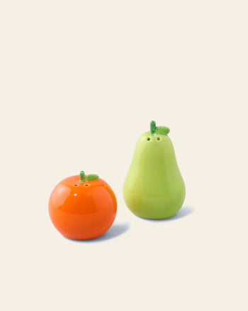 Fluid Market Orange Pear Salt and Pepper Set