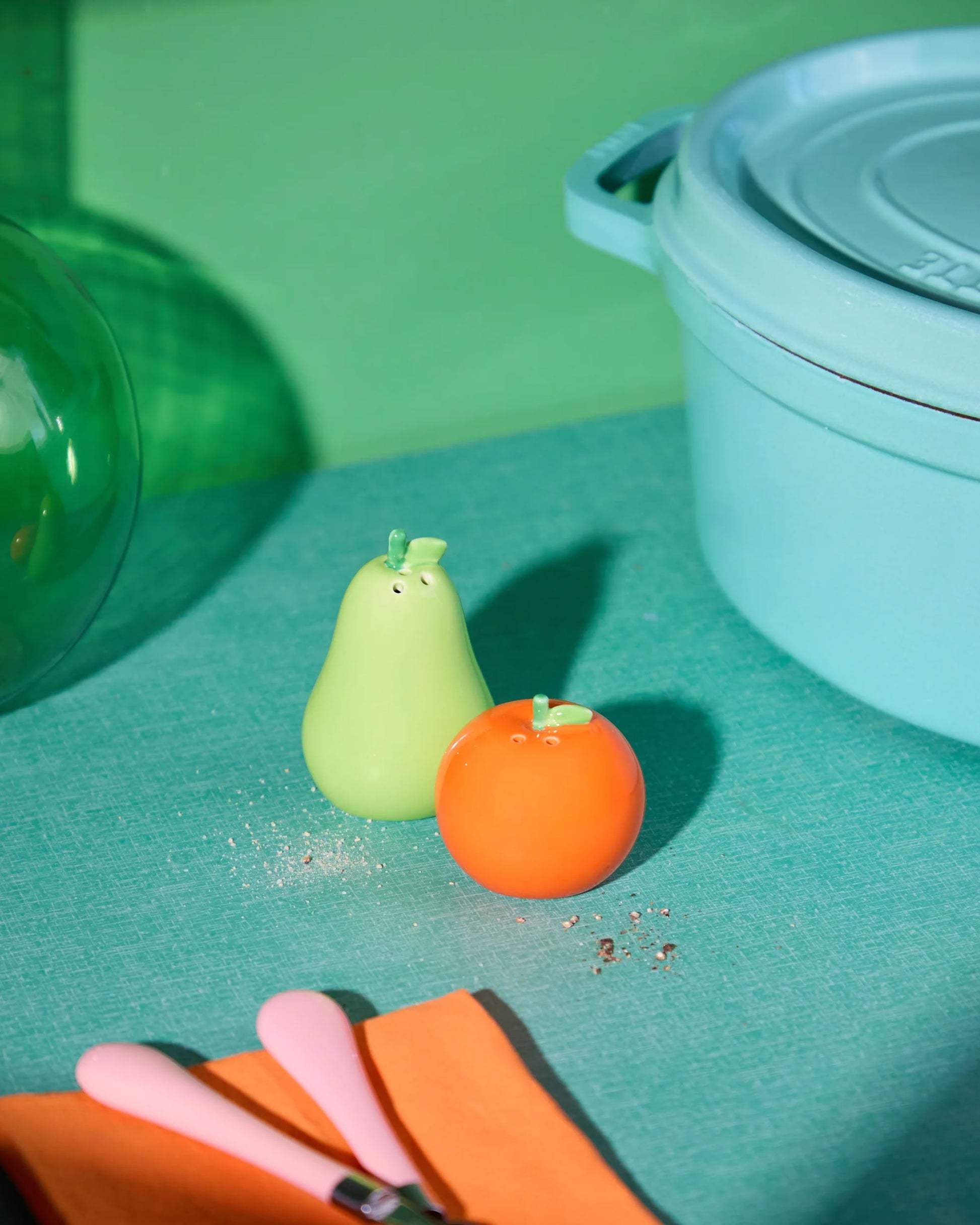 Fluid Market Orange Pear Salt and Pepper Set