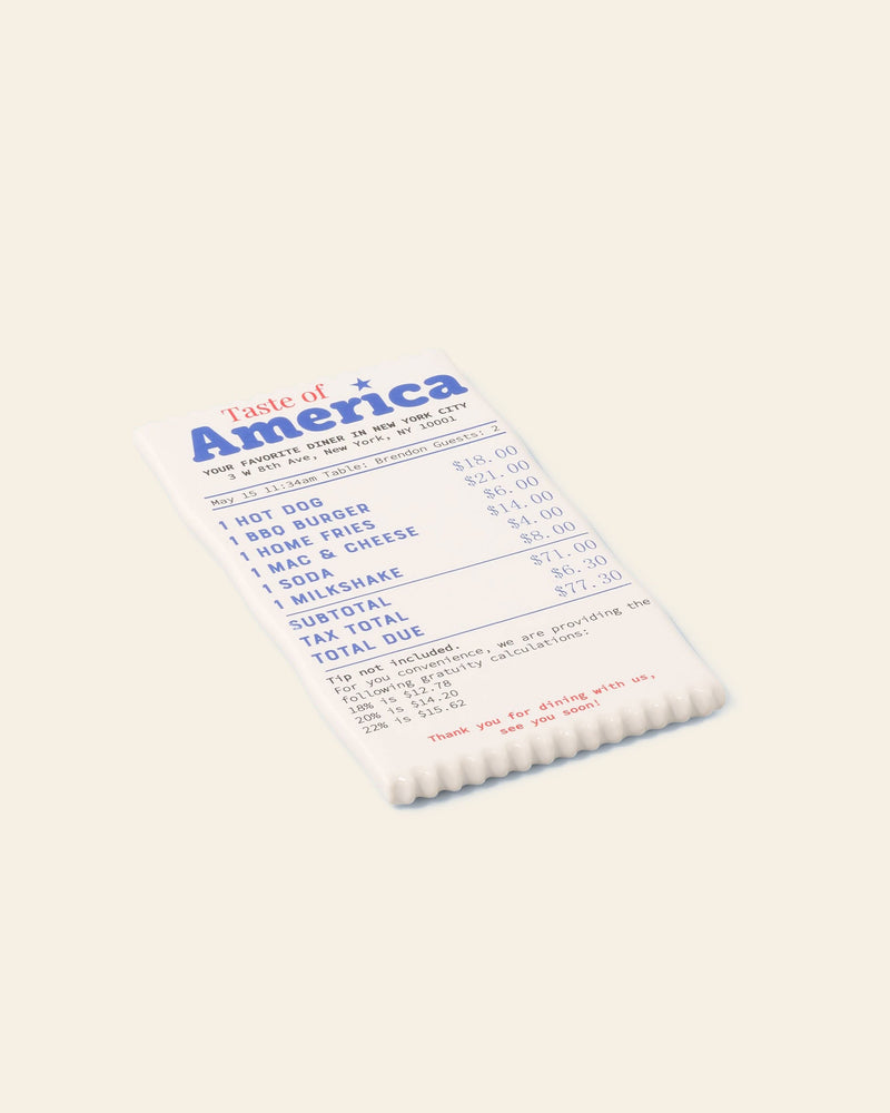 Fluid Market Receipt Trinket Tray
