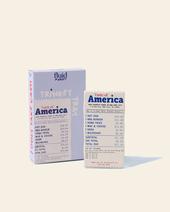 Fluid Market Receipt Trinket Tray