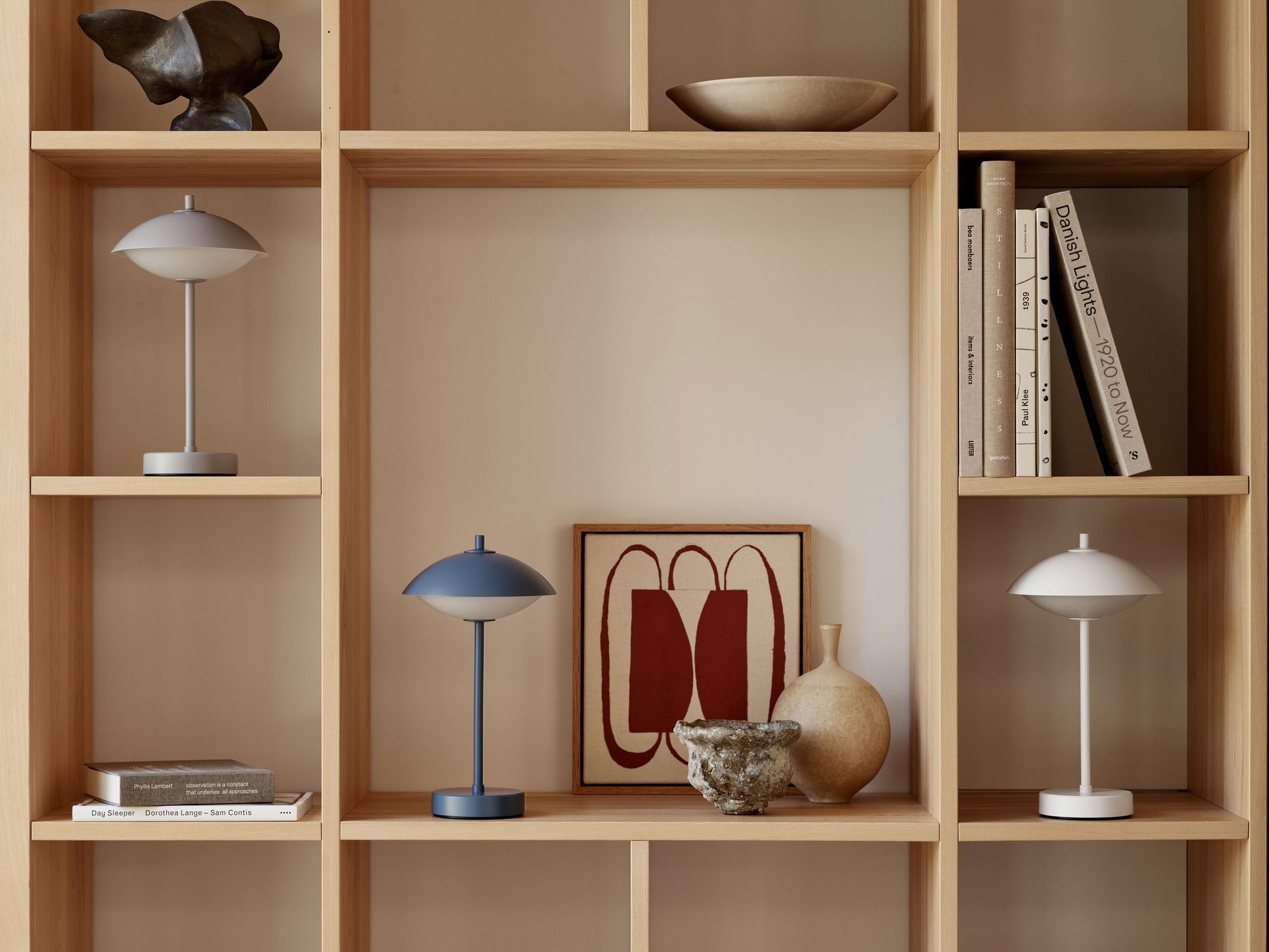 Fritz Hansen Clam Portable Lamp Nine Grey
