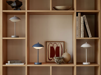 Fritz Hansen Clam Portable Lamp Nine Grey