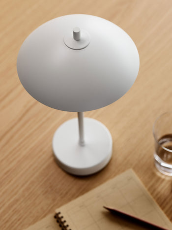 Fritz Hansen Clam Portable Lamp White