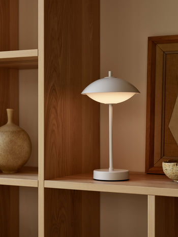 Fritz Hansen Clam Portable Lamp White