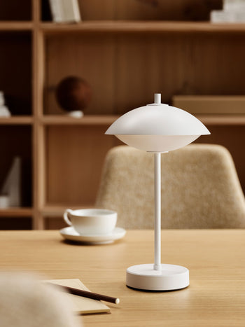Fritz Hansen Clam Portable Lamp White