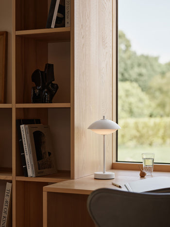 Fritz Hansen Clam Portable Lamp White