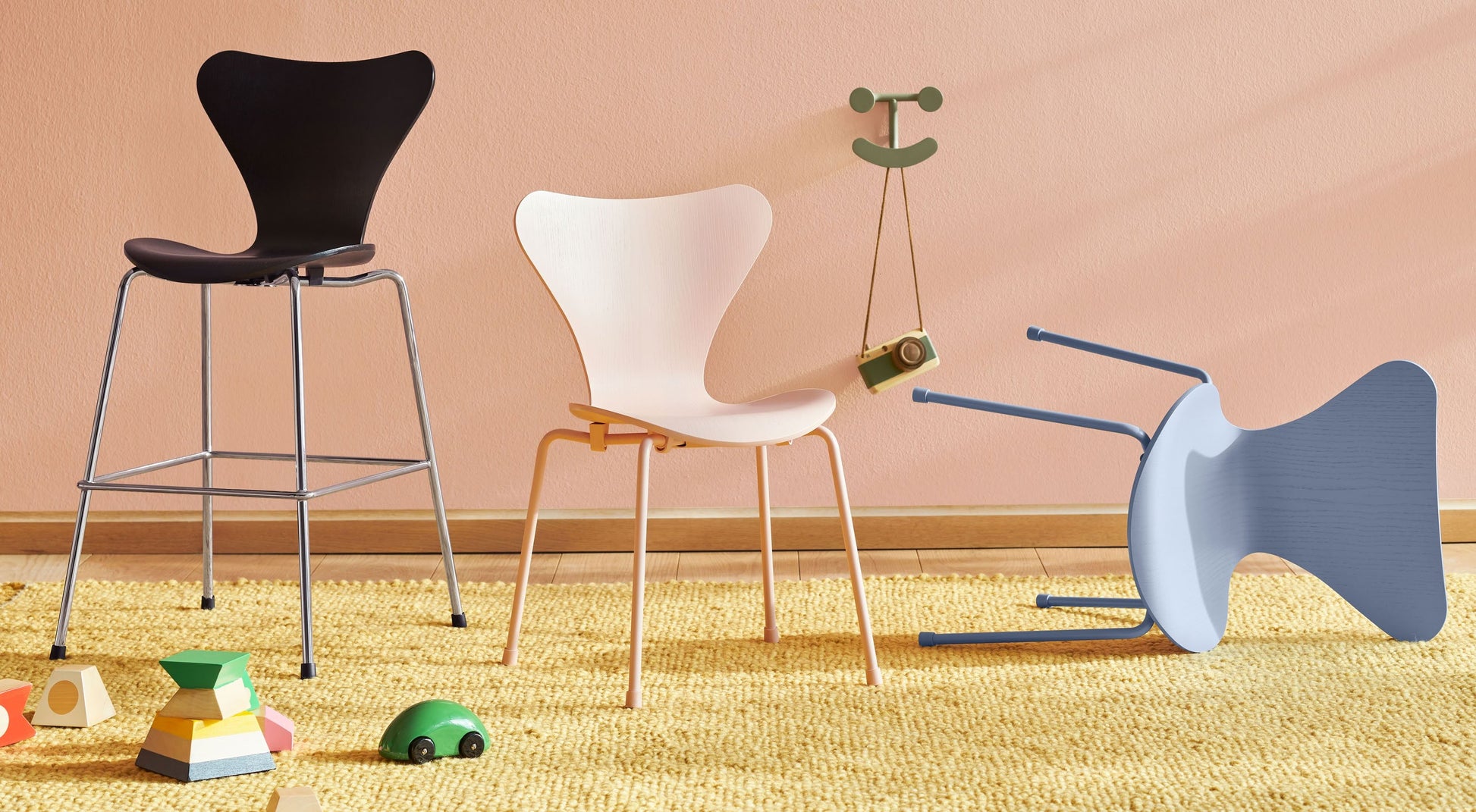 Fritz Hansen Happy Hook Green Grey