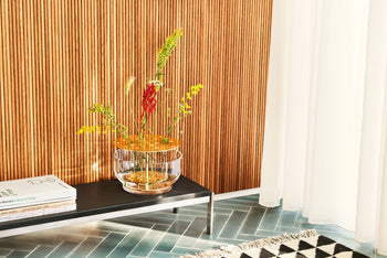 Fritz Hansen Ikebana Vase Large Brass Plated
