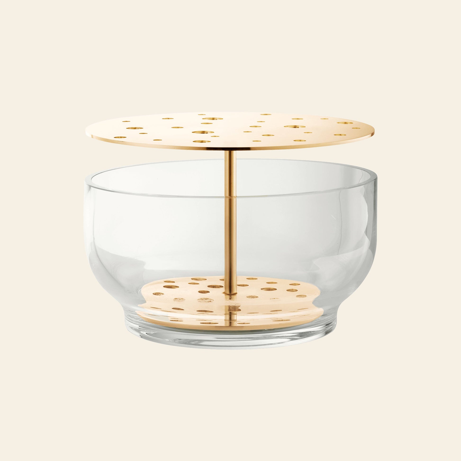 Fritz Hansen Ikebana Vase Large Brass Plated