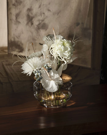 Fritz Hansen Ikebana Vase Large Brass Plated