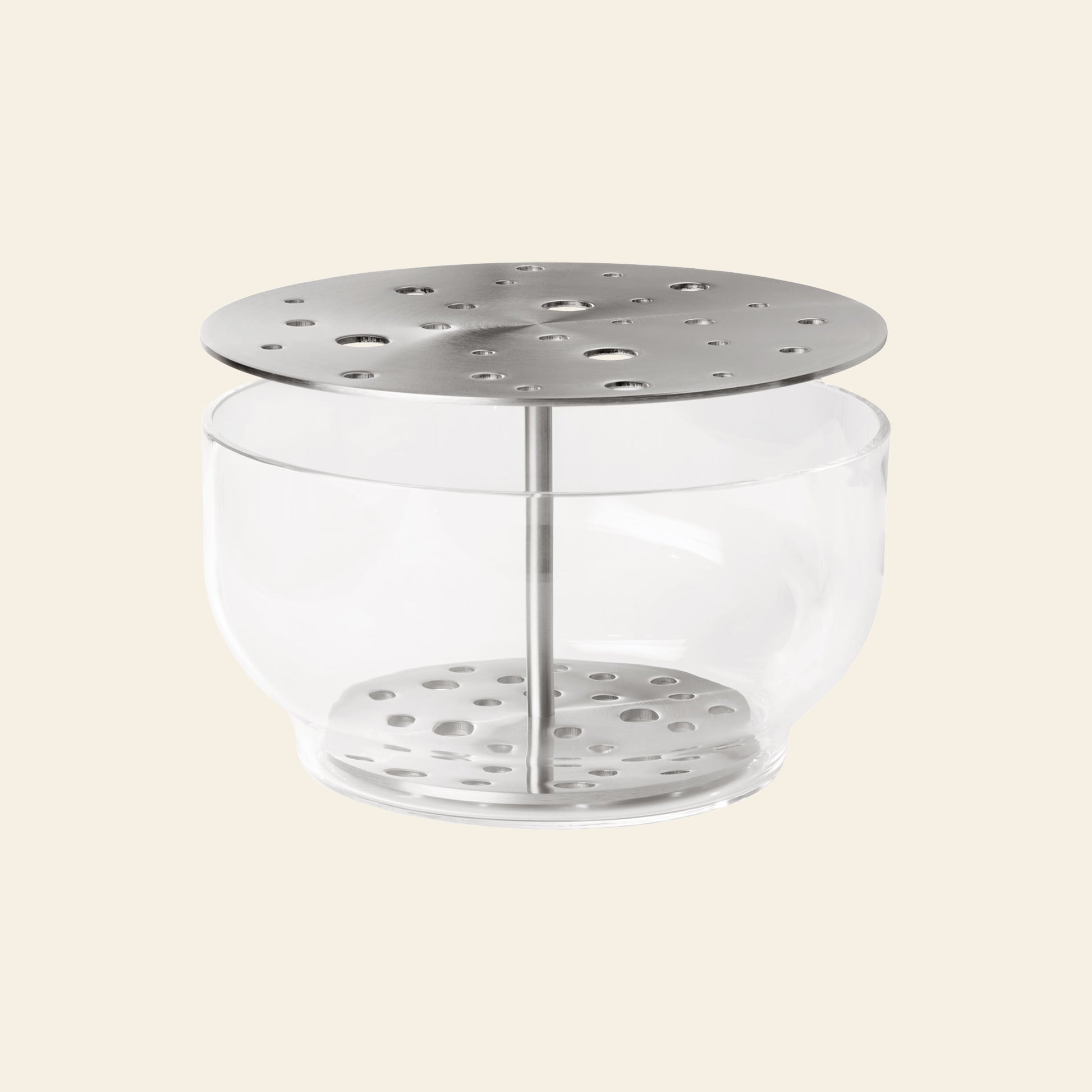 Fritz Hansen Ikebana Vase Large Brushed Stainless Steel