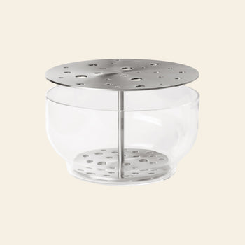 Fritz Hansen Ikebana Vase Large Brushed Stainless Steel