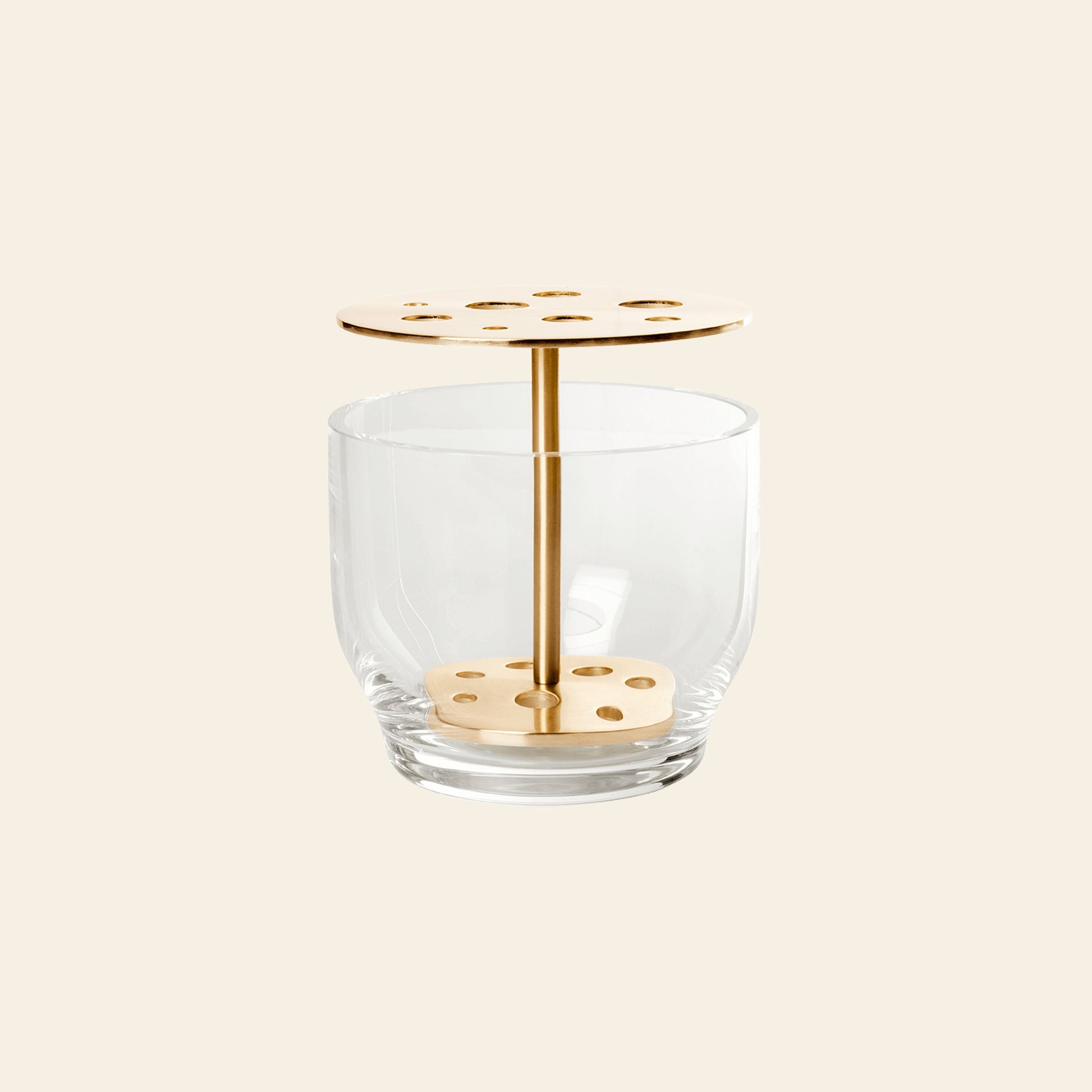 Fritz Hansen Ikebana Vase Small Brass Plated