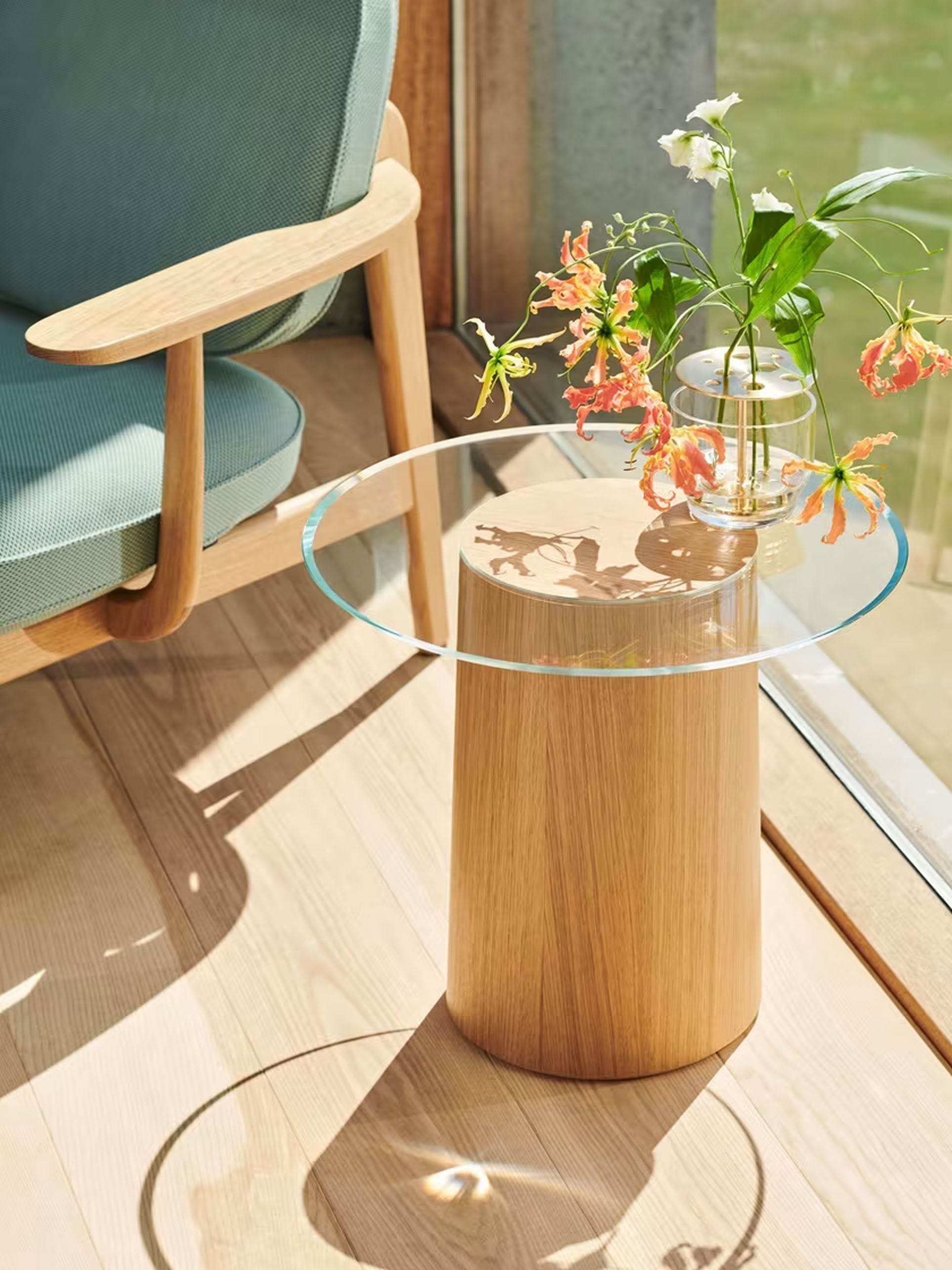 Fritz Hansen Ikebana Vase Small Brushed Stainless Steel