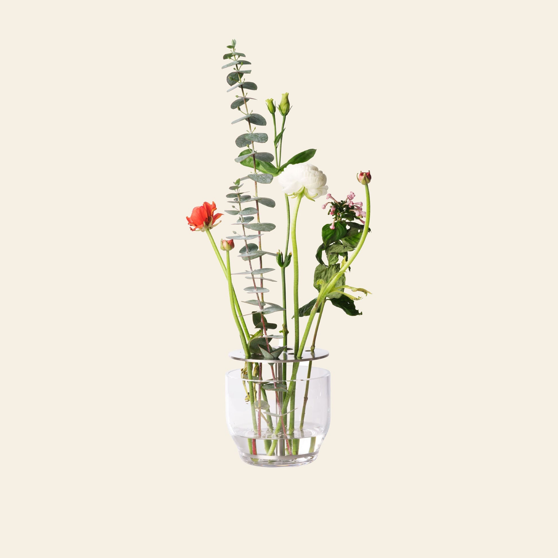 Fritz Hansen Ikebana Vase Small Brushed Stainless Steel