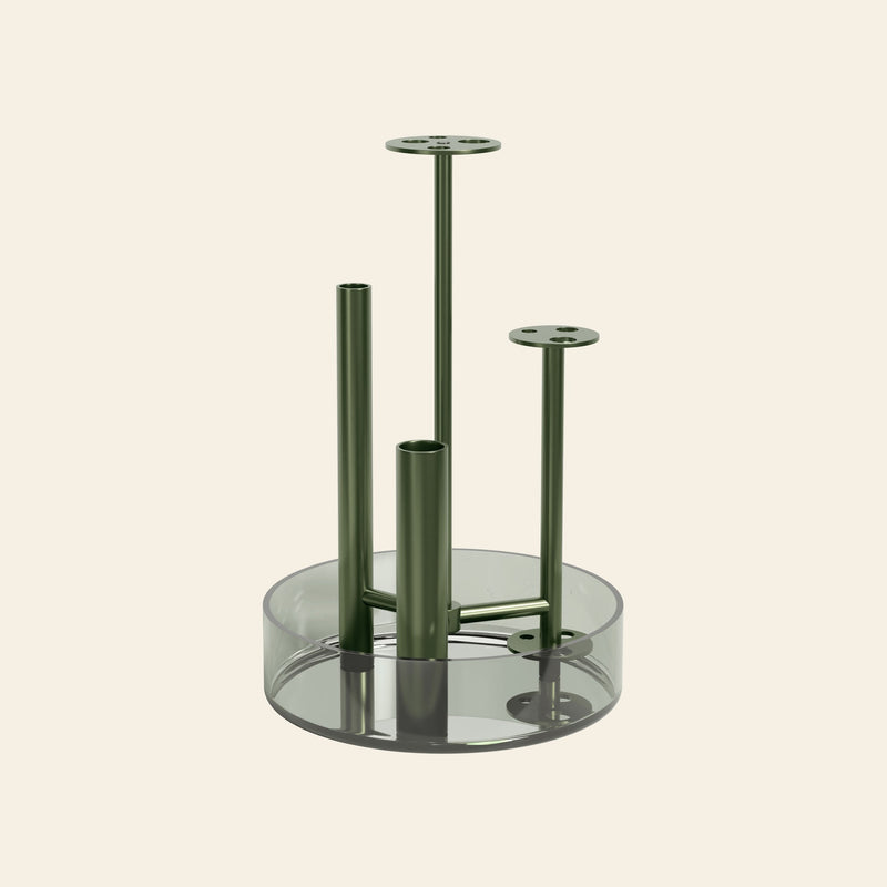 Fritz Hansen Ikeru High Vase - Forest Green