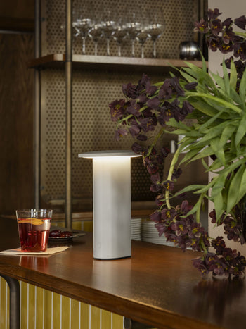 Fritz Hansen Solae Portable Lamp Warm Grey