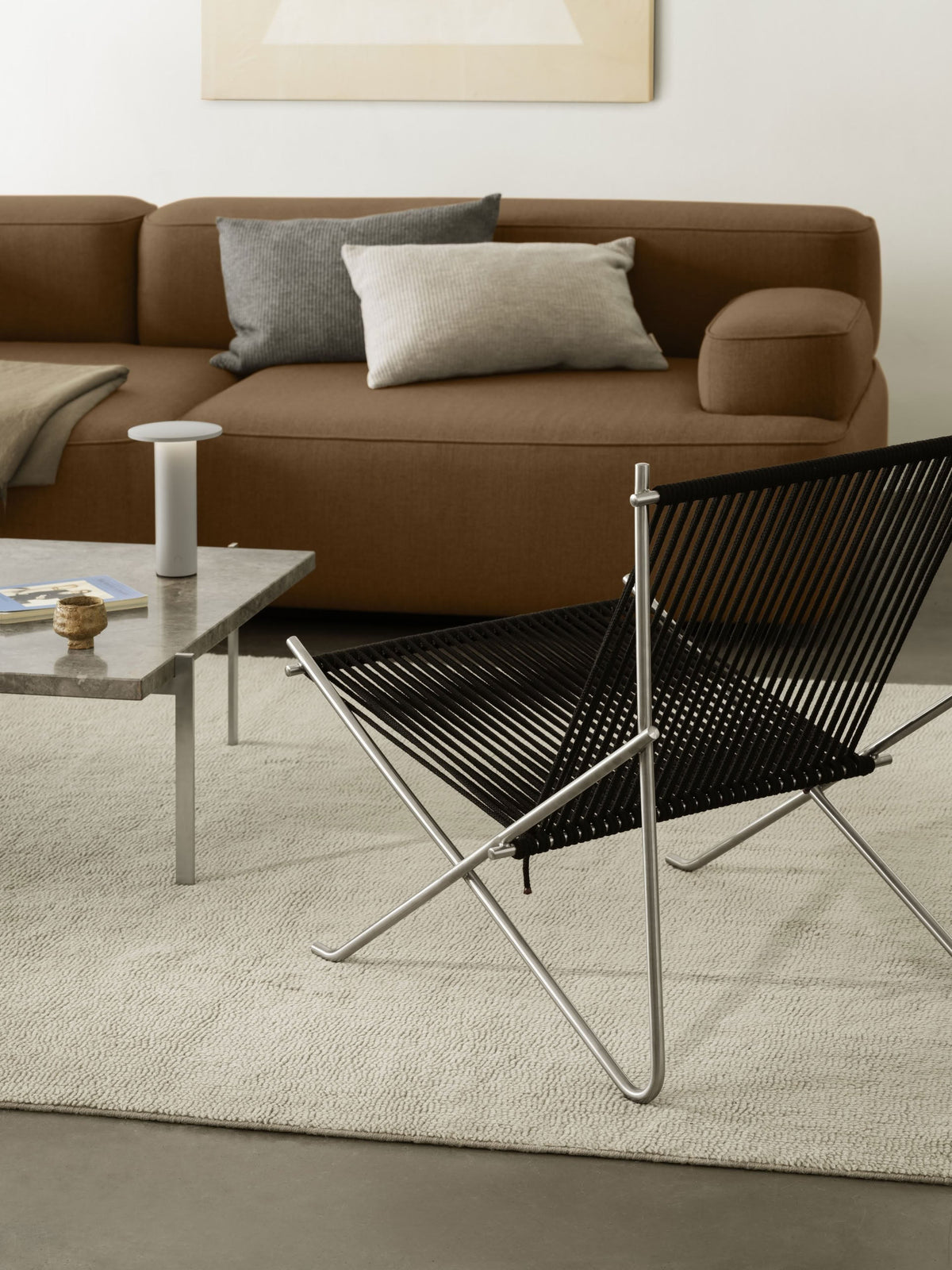 Fritz Hansen Solae Portable Lamp Warm Grey