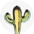 Green/Amber Cactus