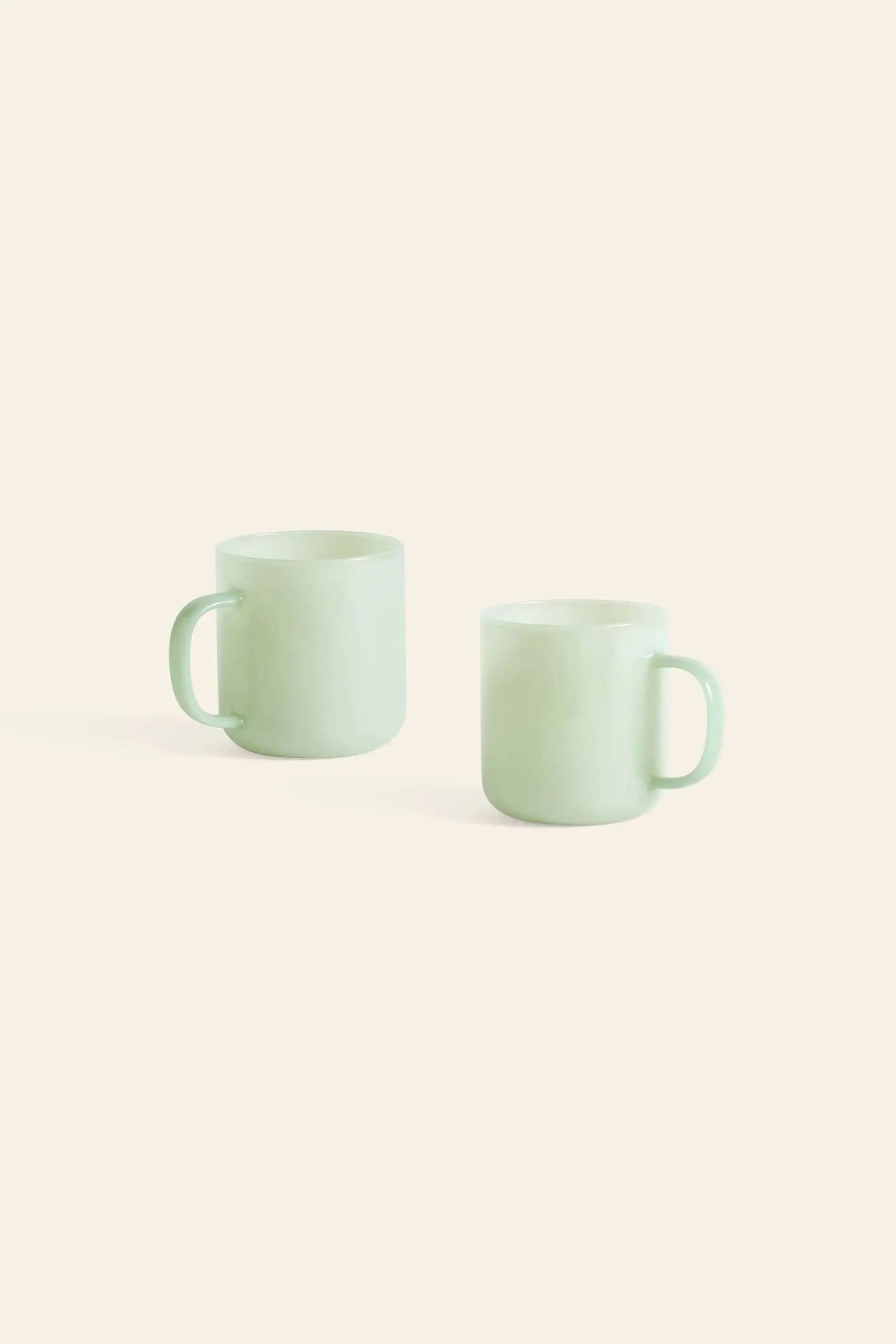 Hay Borosilicate Mug Set Of 2 Jade Light Green