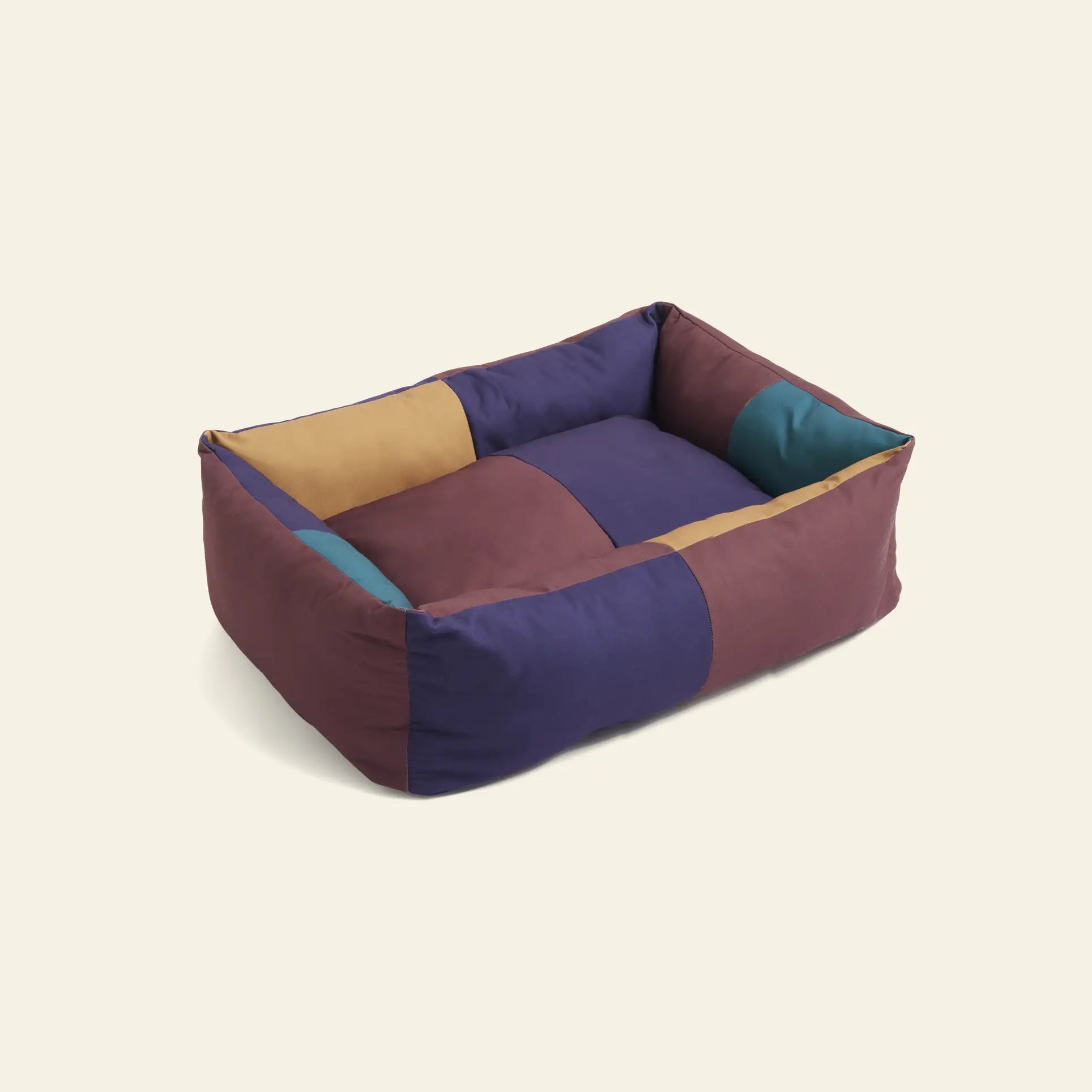 HAY Dogs Bed L Burgundy Green