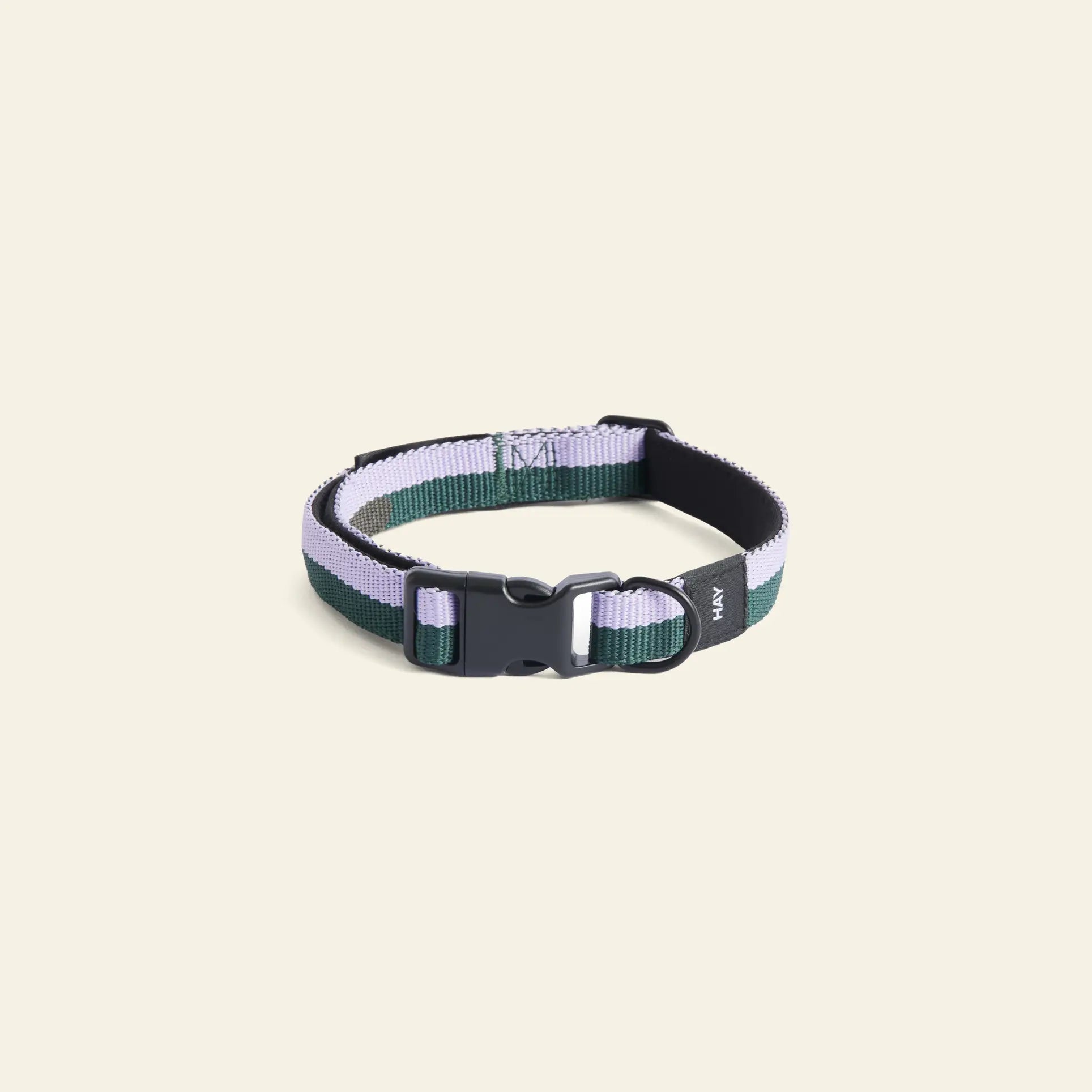 Hay Dogs Collar Flat S M Lavender Green