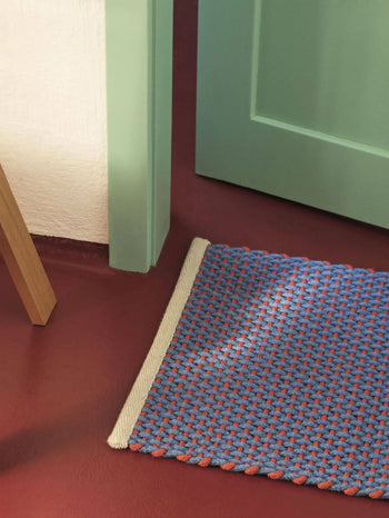 Hay Door Mat Blue