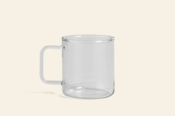 Hay Glass Coffee Mug M Clear