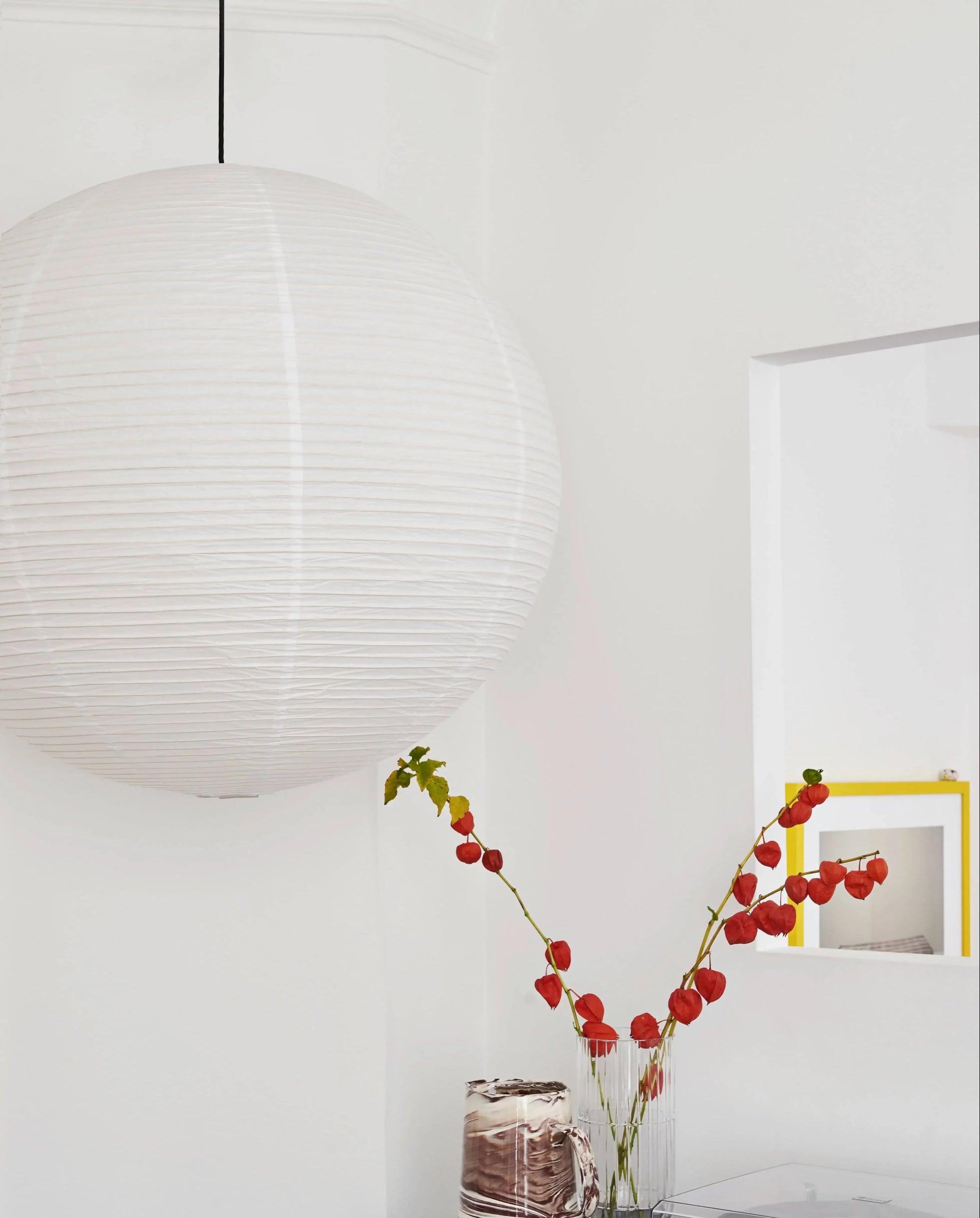 HAY Paper Shade 80cm Dia. With Pendant Cord Set - Stacked Store HAY Paper Shade 80cm Dia. With Pendant Cord Set - Stacked Store