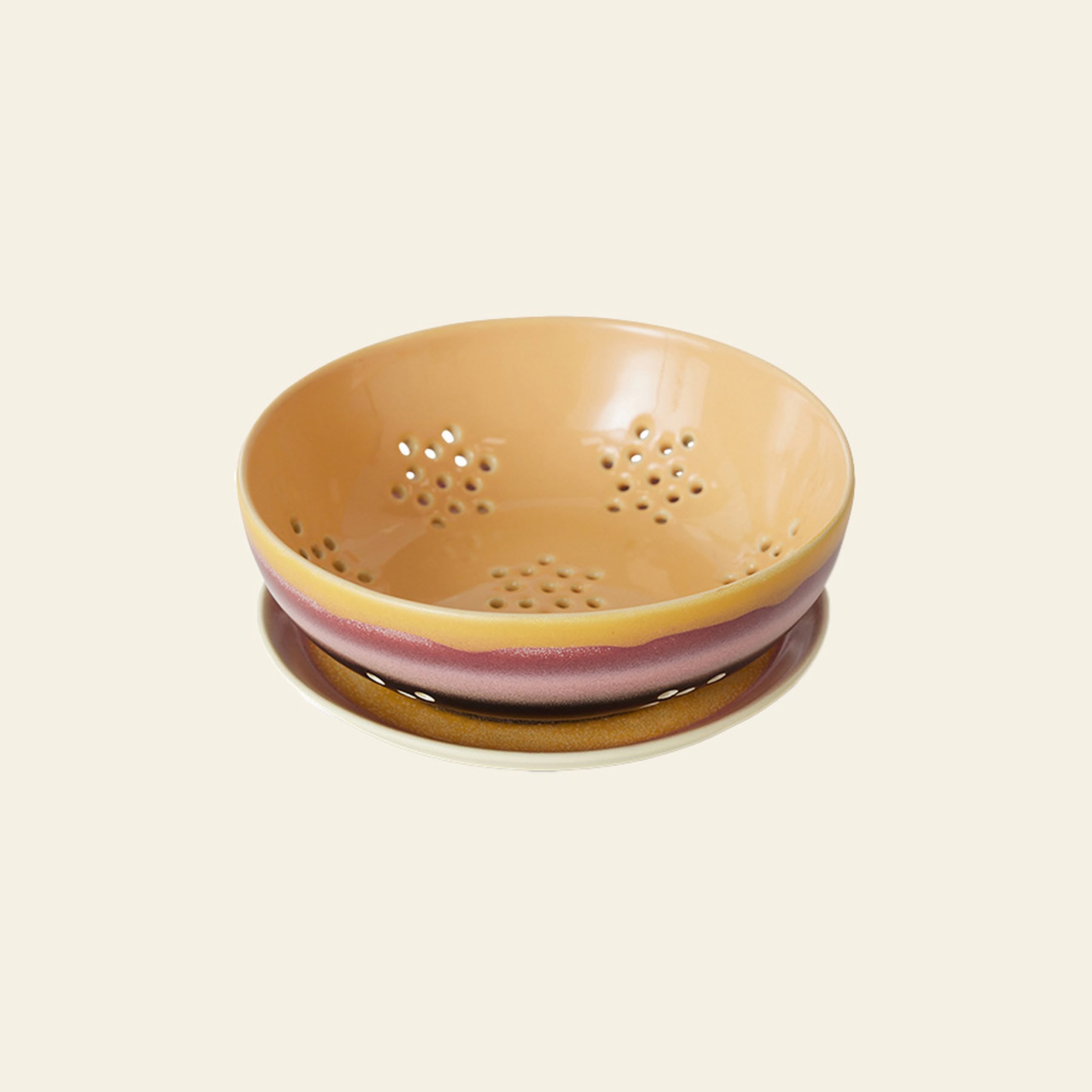 HKLIVING 70s Ceramics: Berry Bowl - Sunset