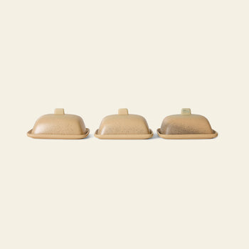 HKLIVING 70s Ceramics Butter Dish Breeze