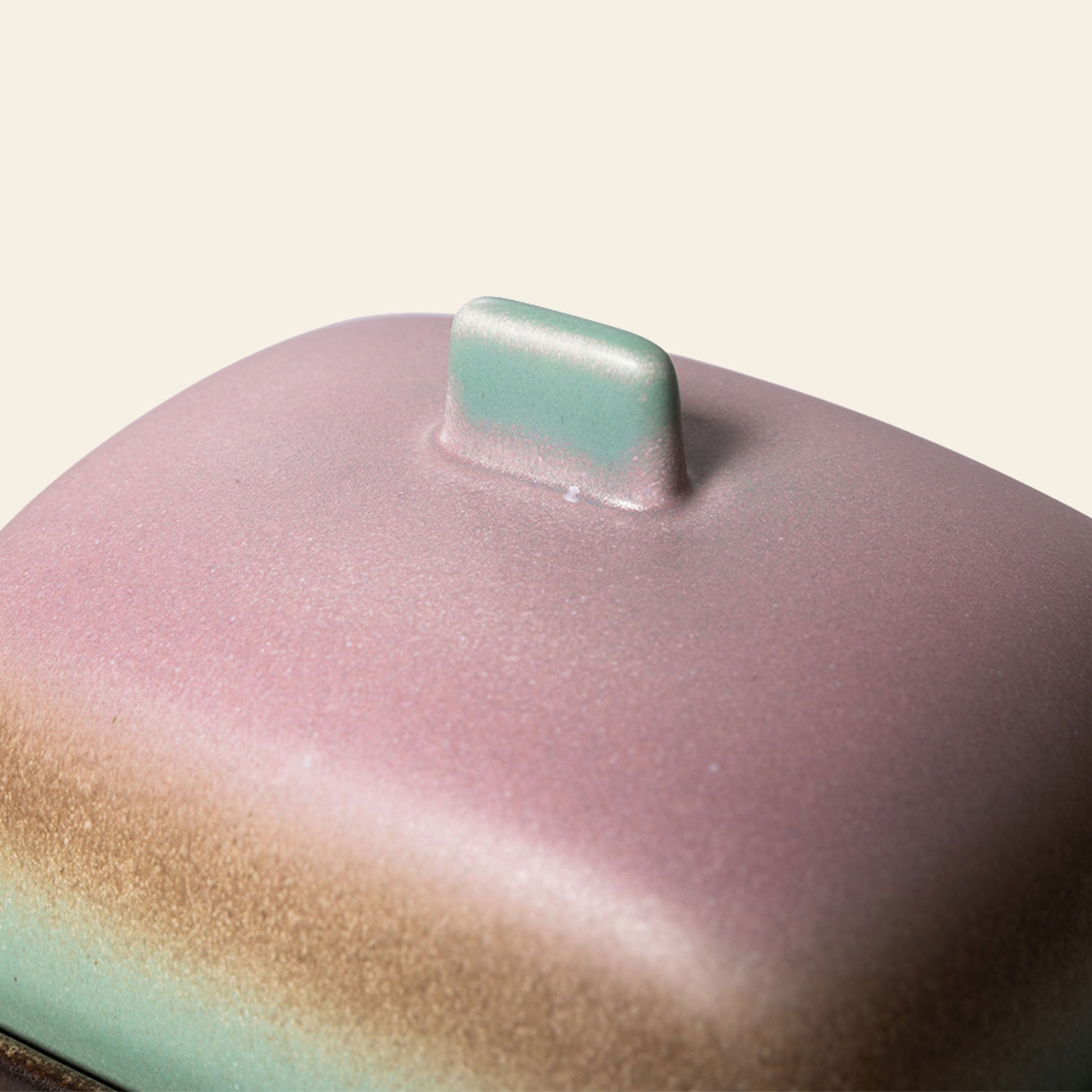 HKLIVING 70s Ceramics Butter Dish Mercury