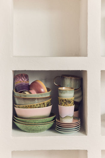 HKLIVING 70s Ceramics Coffee Mugs Set of 4 Serendipity