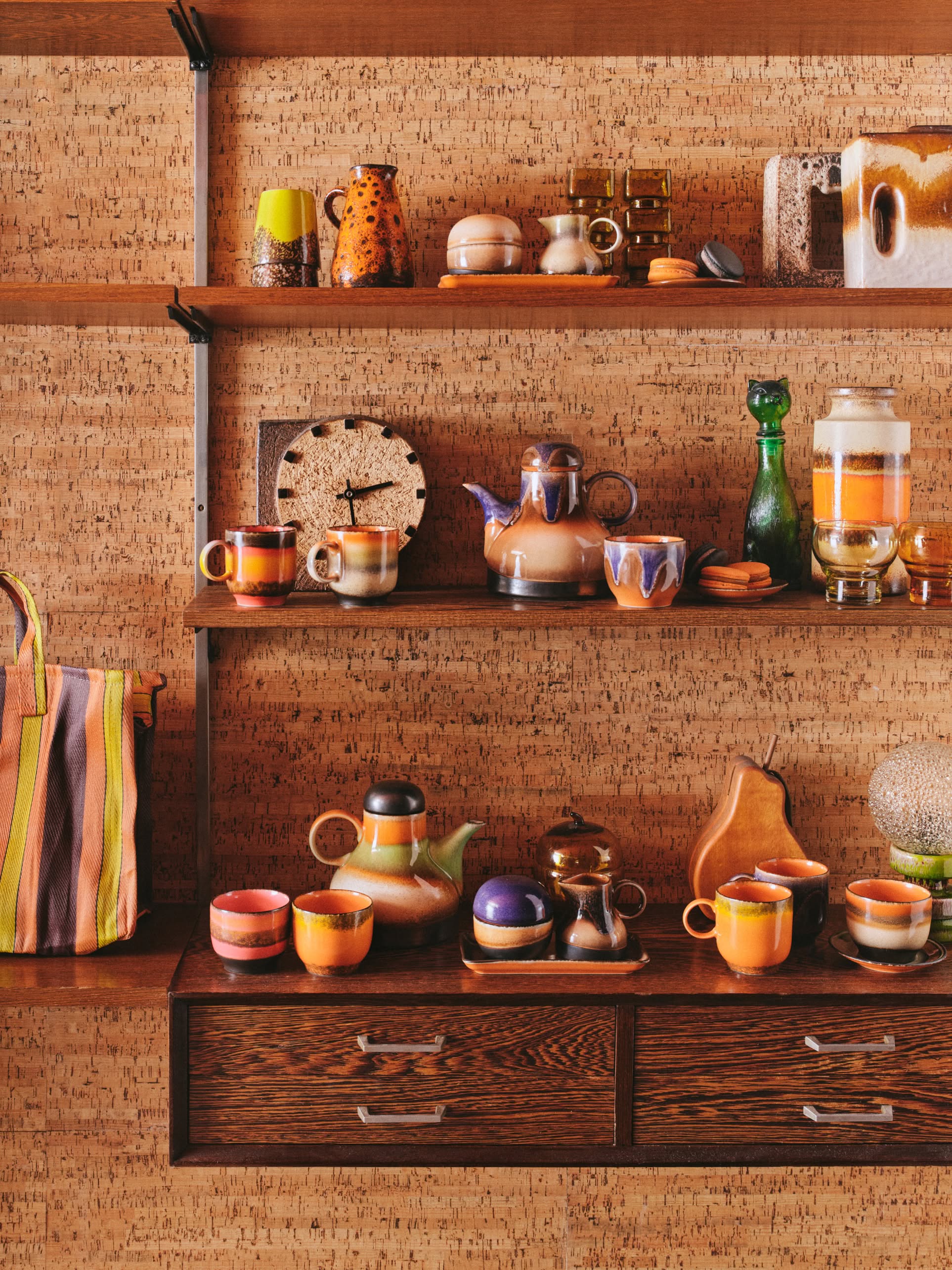 HKLIVING 70s Ceramics Coffee Pot Afternoon