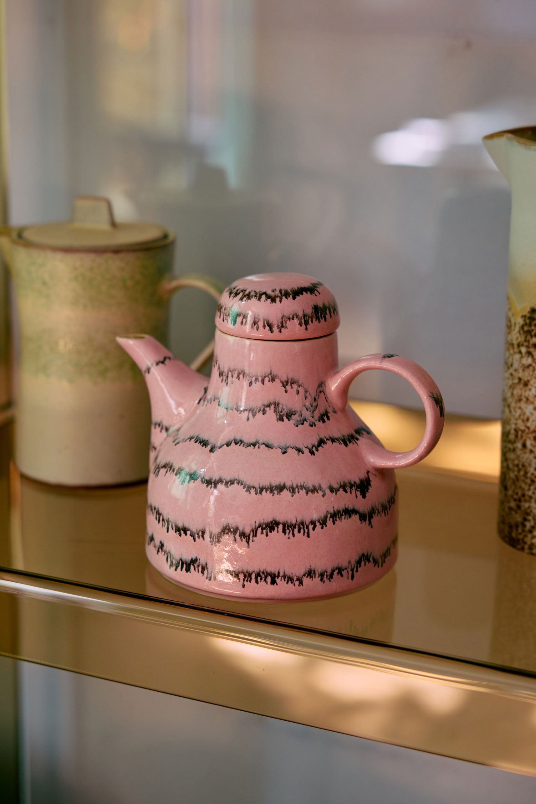 HKLIVING 70s Ceramics Coffee Pot Bubble