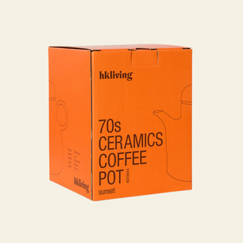 HKLIVING 70s Ceramics Coffee Pot Dunes