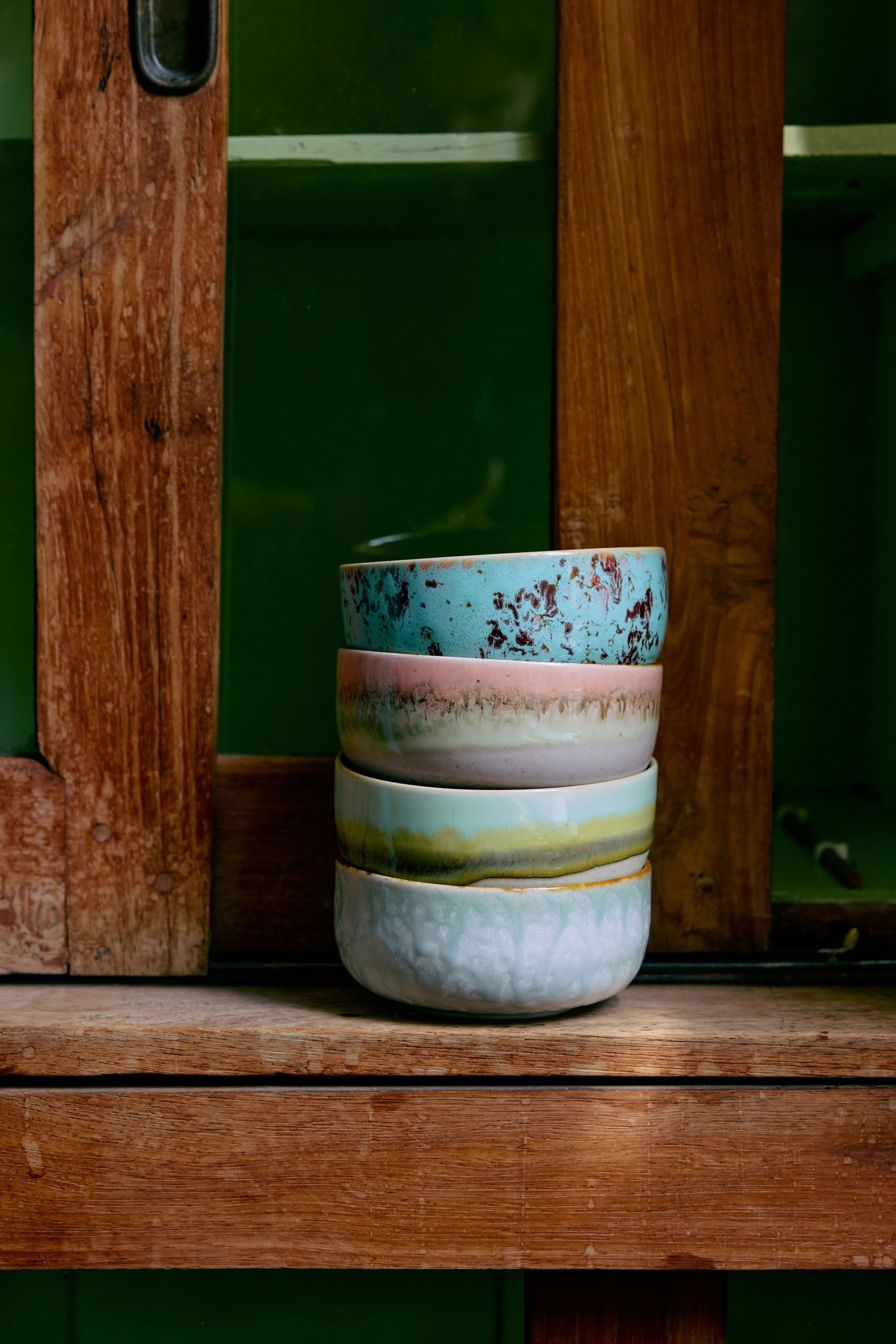 HKLIVING 70s Ceramics Dessert Bowls Set of 4 Impression