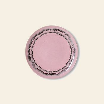 HKLIVING 70s Ceramics Dessert Plates Set of 2 Bubble