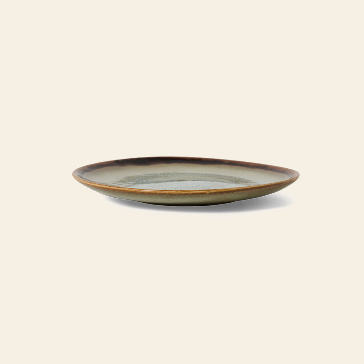 HKLIVING 70s Ceramics Dessert Plates Set of 2 Contrast