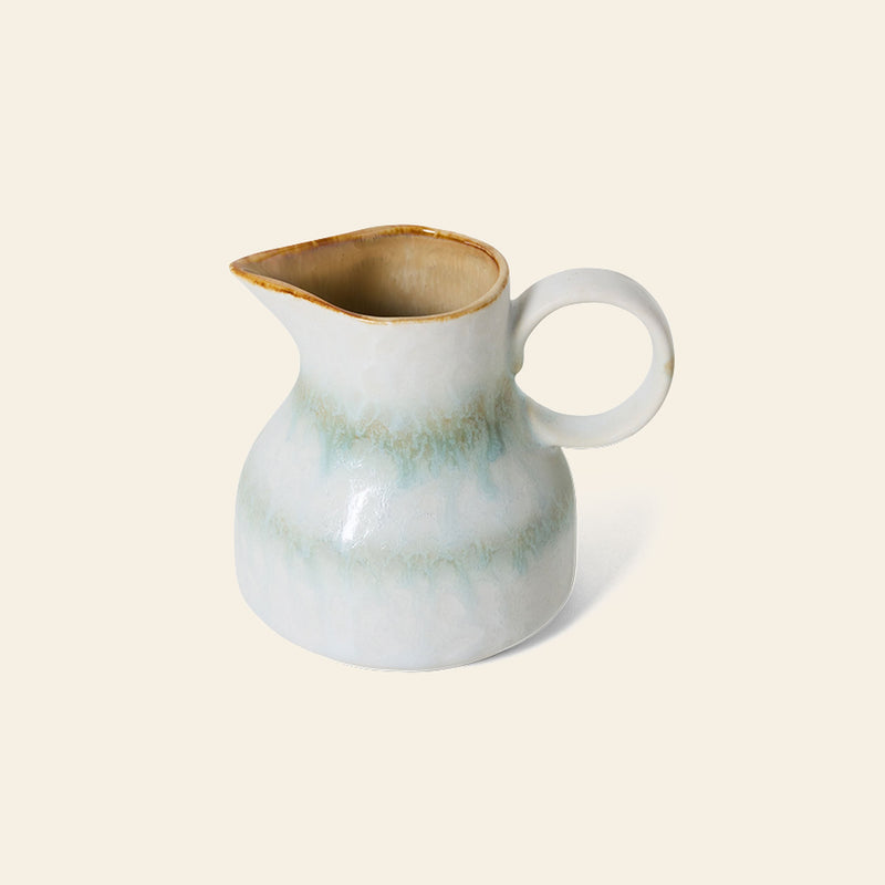 HKLIVING 70s Ceramics: Milk Jug - Petal