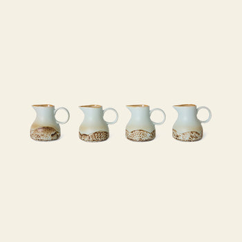 HKLIVING 70s Ceramics Milk Jug Shell