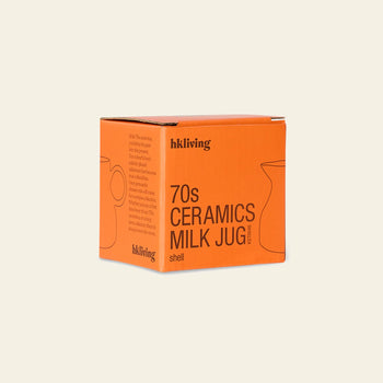 HKLIVING 70s Ceramics Milk Jug Shell