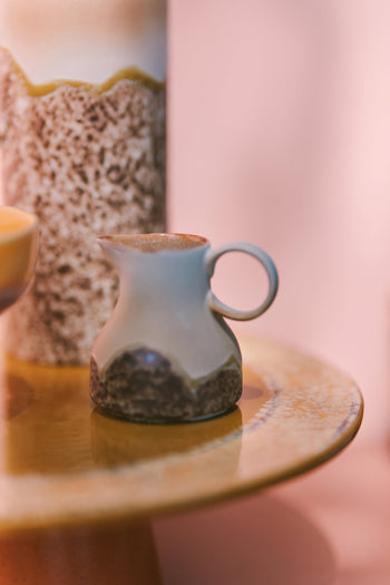 HKLIVING 70s Ceramics Milk Jug Shell