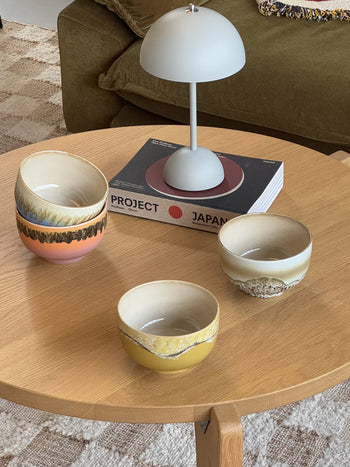 HKliving 70s Ceramics: Noodle Bowls, Set of 4